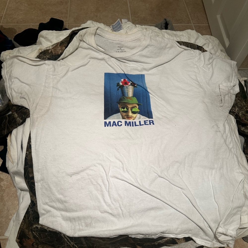 Mac Miller Graphic White Kids' T-Shirt